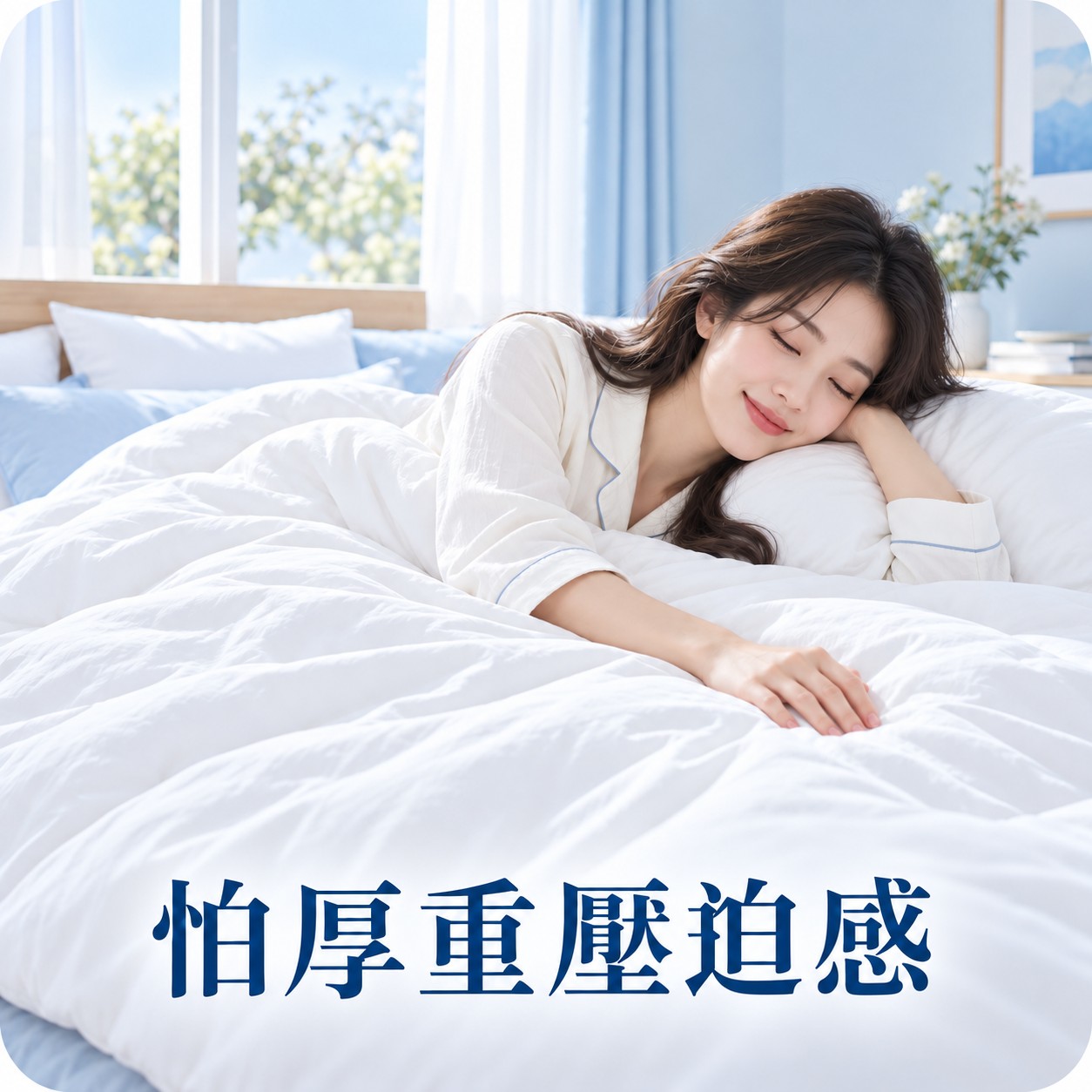 輕盈四季被減少厚重棉被帶來的壓迫睡感
