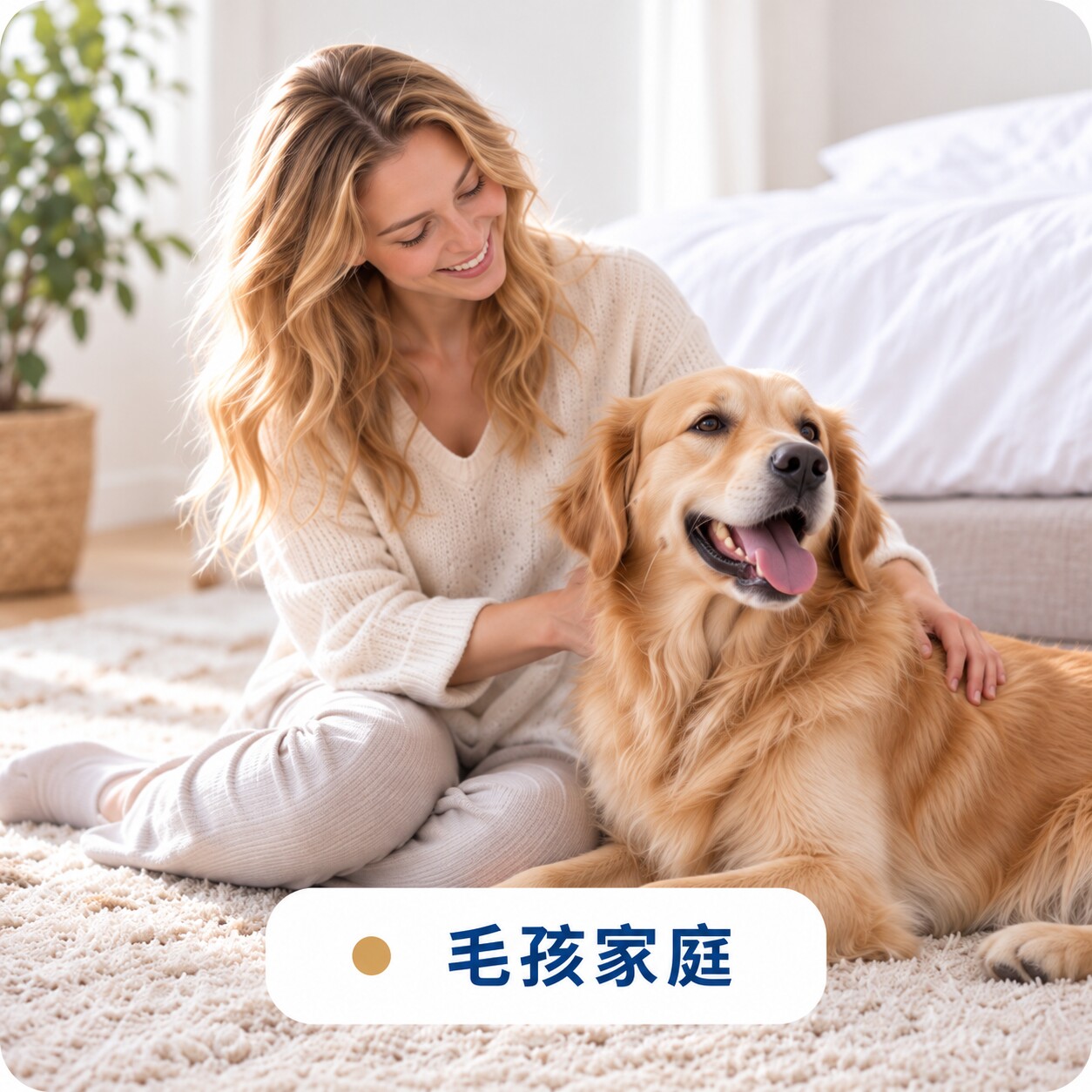 有貓狗寵物的家庭可使用防蟎寢具套組，管理床鋪毛髮、皮屑、灰塵與過敏原